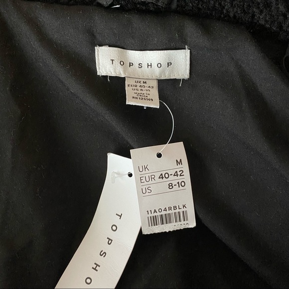 Topshop Zip Up Teddy Jacket - Picture 9 of 9